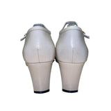 Easy Spirit Women’s Sunsand Beige Leather Nexist Strappy Heels Size 7.5M
