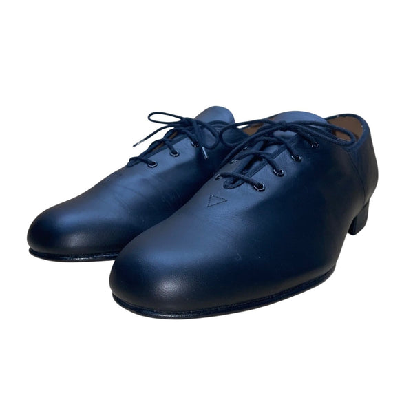 Bloch Men’s Black Leather Lace-Up Oxford Character Dance Shoes Size 11.5