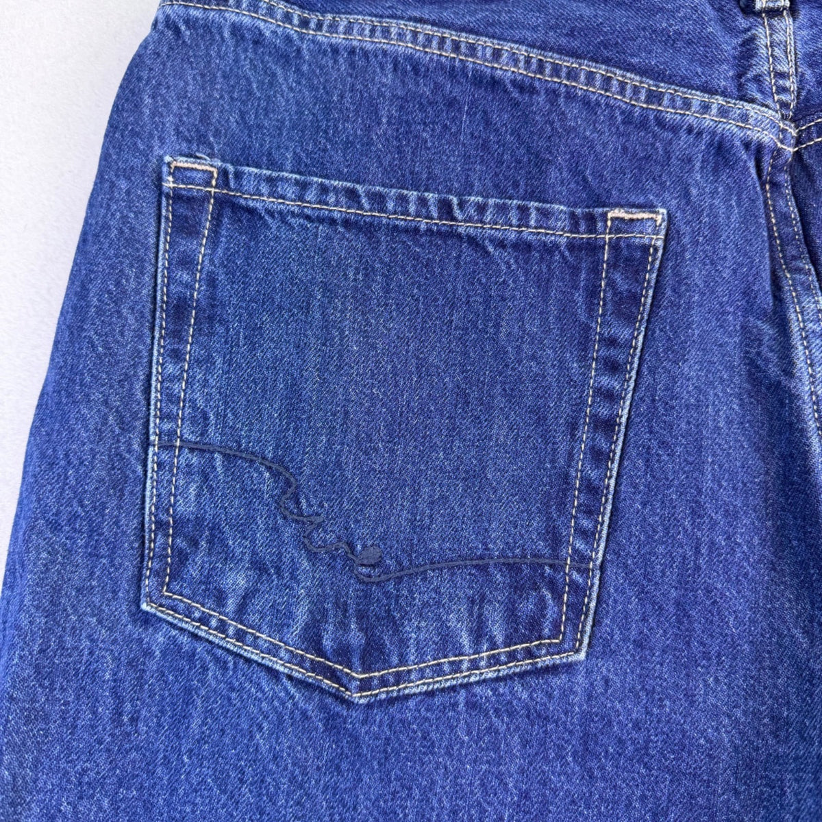 We The Free Womens Blue Cotton Belted High-Waisted Wide-Leg Denim Jeans Size 30