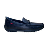 MJNY Marc Joseph Men’s Black Horse-bit Accent Slip-On Driving Loafers Size 8.5
