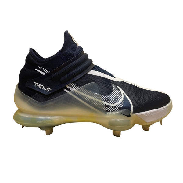 Nike Men’s Blue & White Air Zoom Trout 7 Baseball Cleats Size US 10