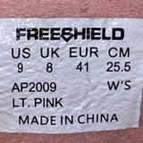 Freeshield Women’s Light Pink Wool Lightweight Lace-Up Athletic Sneakers Size 9