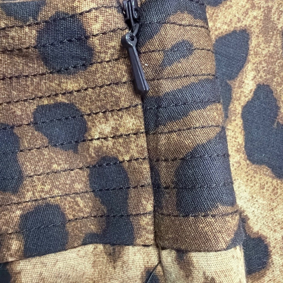 Rafaella Womens Animal Print Cotton Blend Stretch Skirt Petite Leopard Size 8P