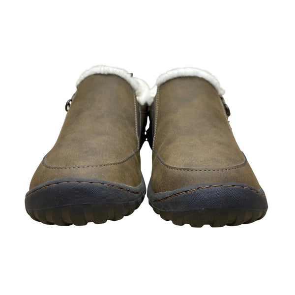 Jsport Women’s Brown With Faux Fur Lining Slip-On Eleanor Shoes Size 11M