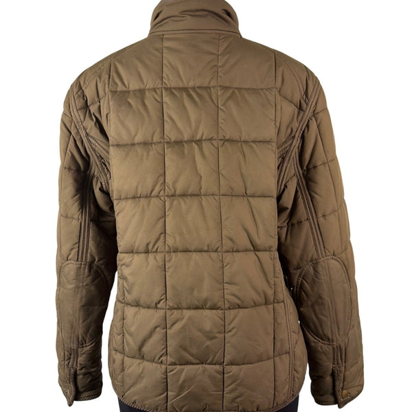 Lauren Ralph Lauren Womens Olive Puffer Jacket Quilted Snap/Zip Sz XL