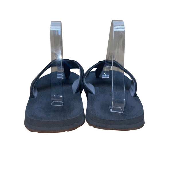 Grundéns Men’s Gray Foam Perforated Straps SeaDek Deckhand Flip-Flops Size 9