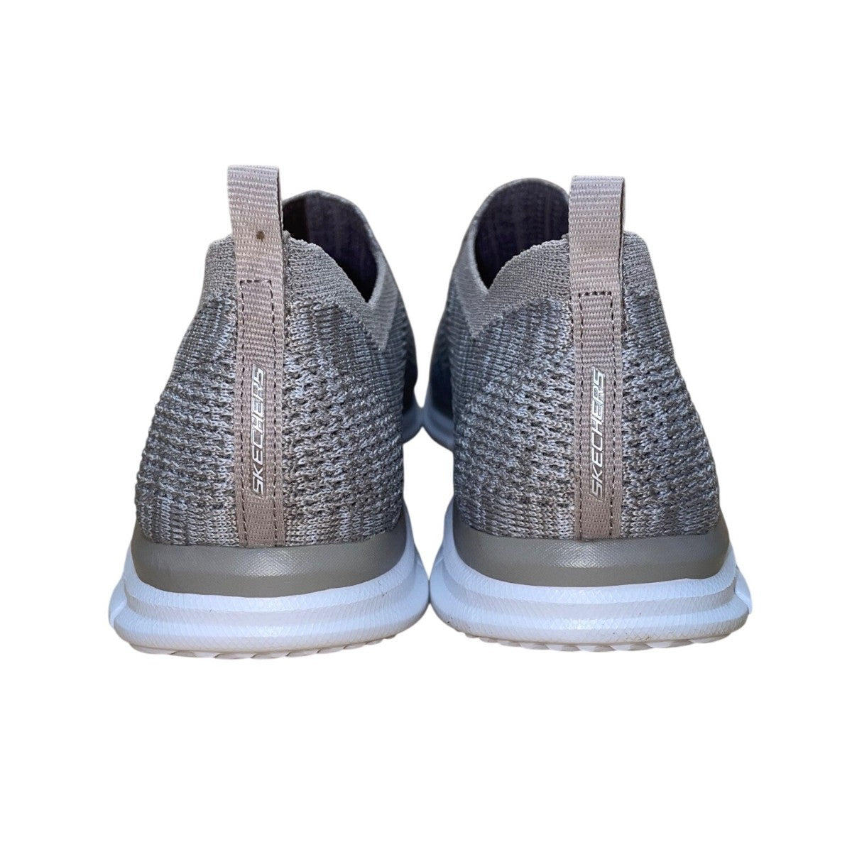 Skechers Women’s Gray Slip-On Air Cooled Memory Foam Walking Shoes Size 11