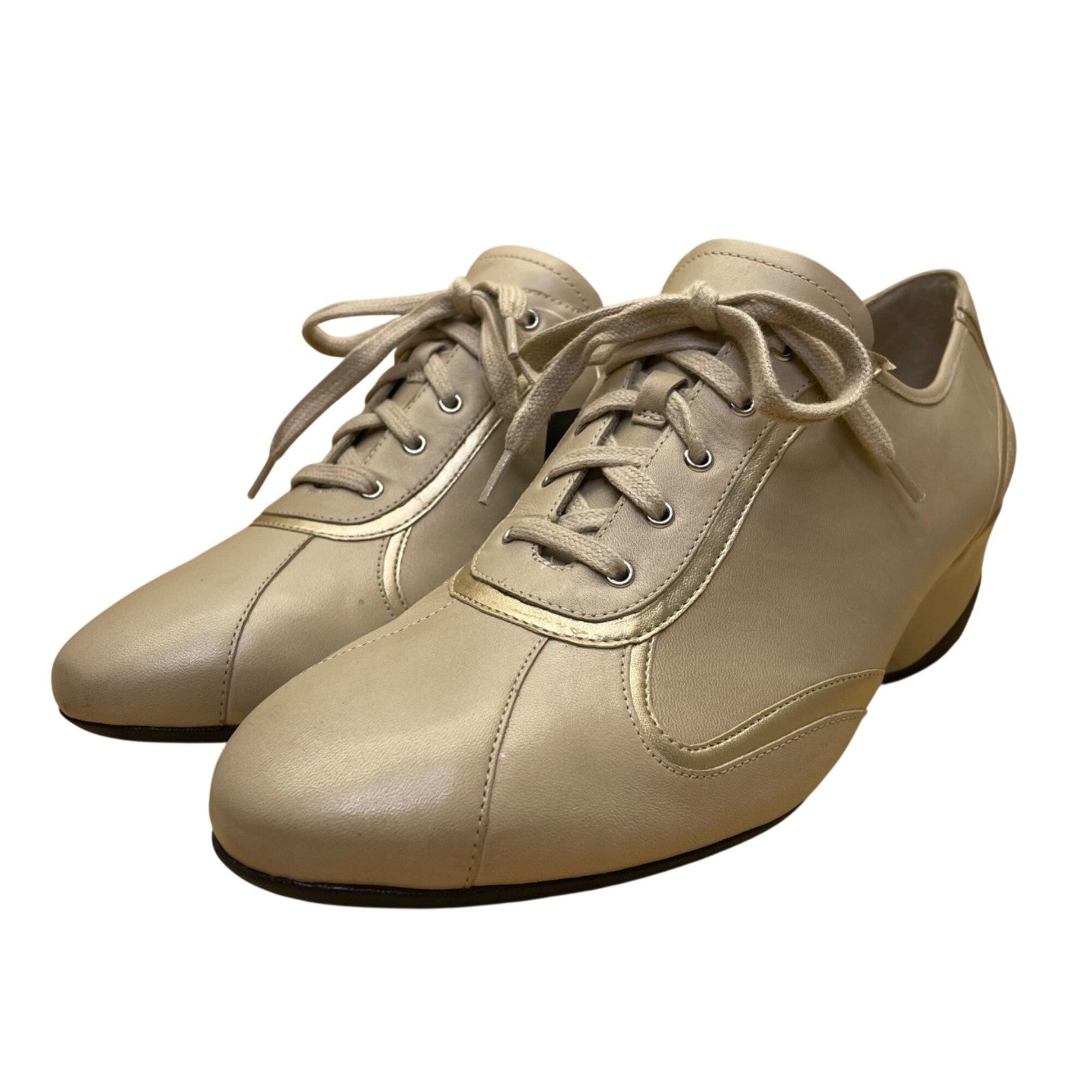Rockport Women's Taupe Leather Lace-Up TruWalk Technology Wedge Shoes   Picky Thrifter