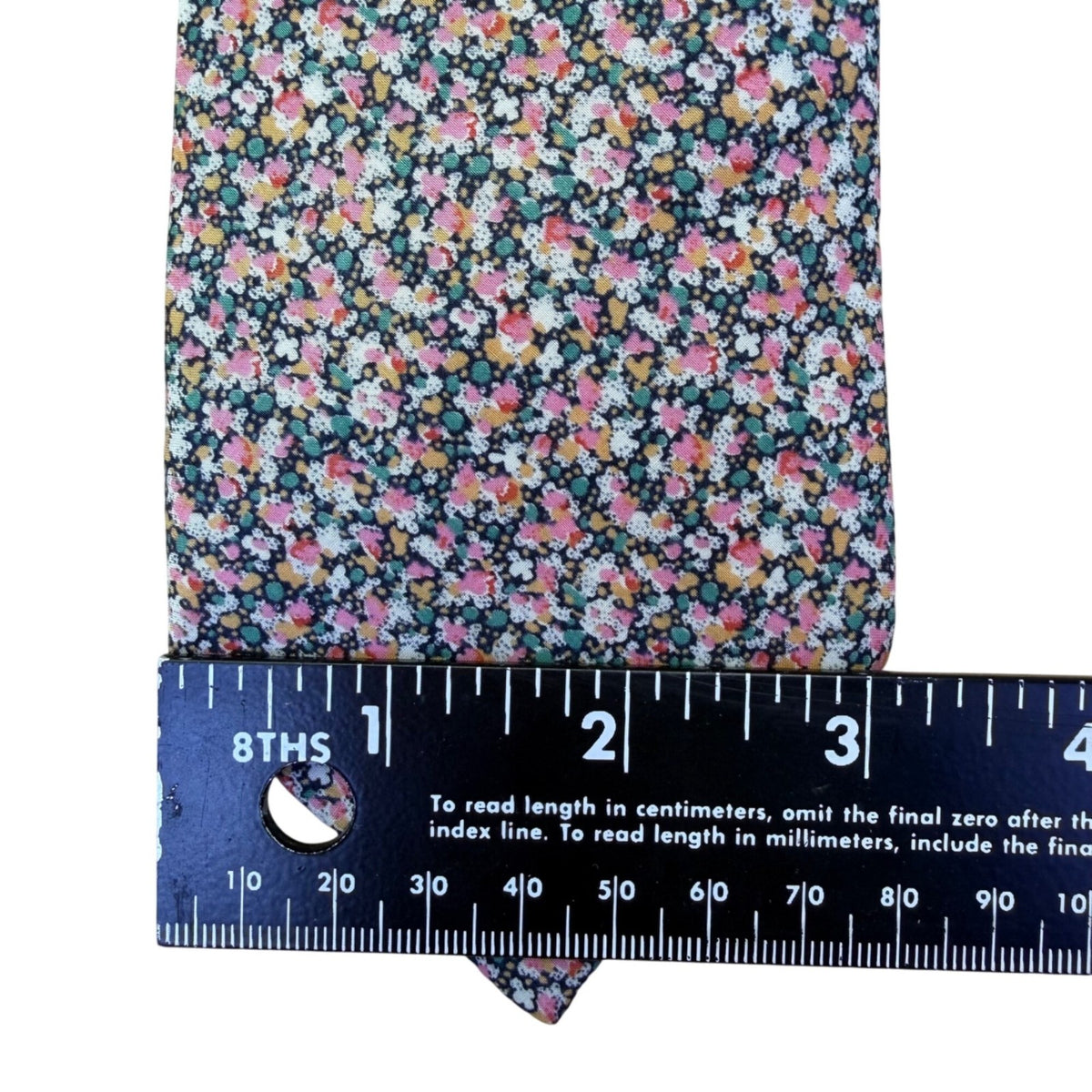Liberty Mens Multicolor Floral 100% Cotton Tie Made In USA Slim Pattern