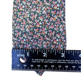Liberty Mens Multicolor Floral 100% Cotton Tie Made In USA Slim Pattern
