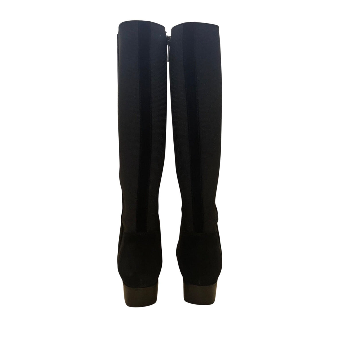 Aquatalia Women’s Black Suede & Stretch Calve Knee-High Nolita Boots Size 6.5M