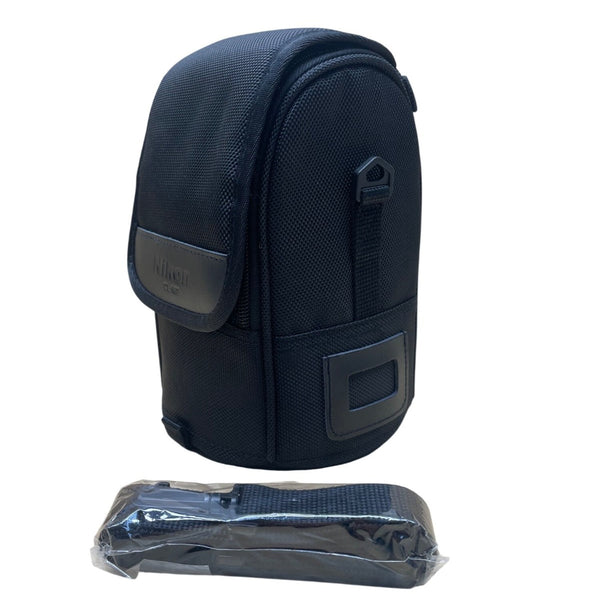 Nikon Unisex Black Nylon Adjustable Straps CL-M2 & CL-M3 Crossbody Lens Cases