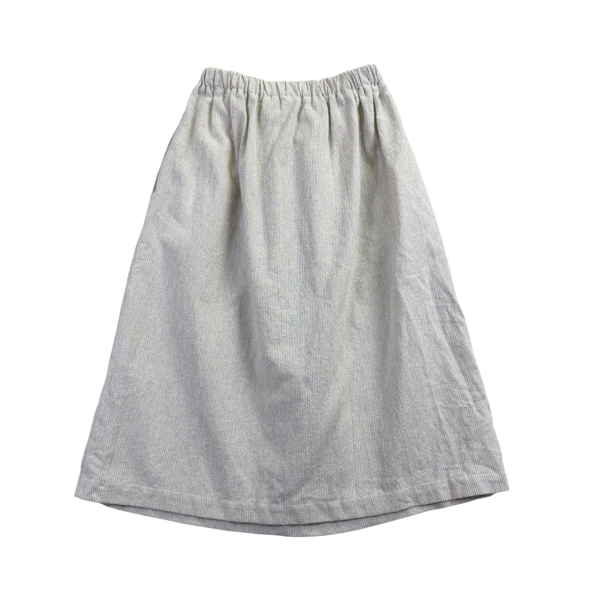 Zara Girls Gray Elastic Waist Midi Skirt Comfortable Casual Size 13-14 