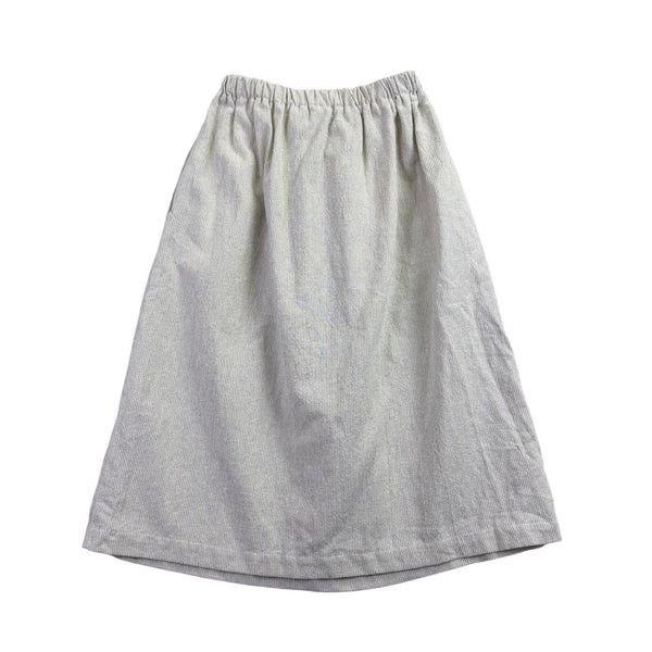 Zara Girls Gray Elastic Waist Midi Skirt Comfortable Casual Size 13-14 