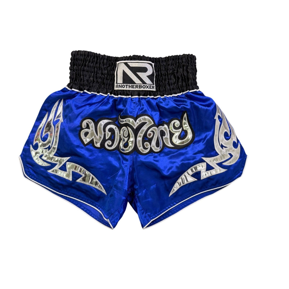 Anotherboxer Mens Blue Muay Thai Boxing Shorts Traditional Gym Wear Sz M