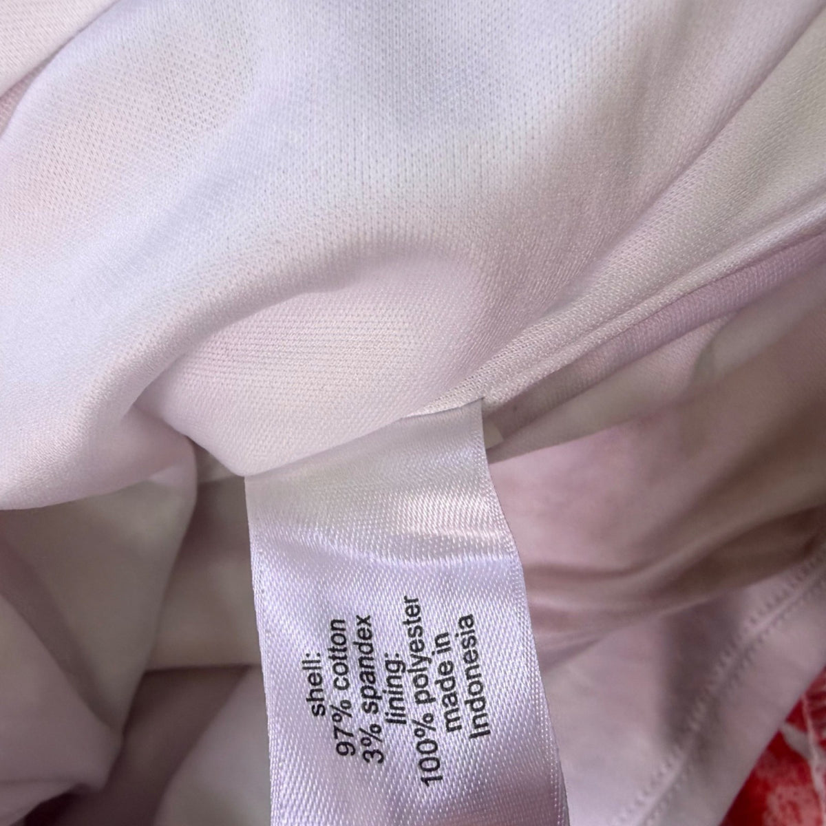 Lane Bryant Womens Red & White Cotton Blend Maxi Floral Dress Size 14/16 