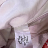 Lane Bryant Womens Red & White Cotton Blend Maxi Floral Dress Size 14/16 