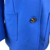 J. McLaughlin Women’s Royal Blue Blazer & Wide-Leg Pants Set Office Attire Sz 6