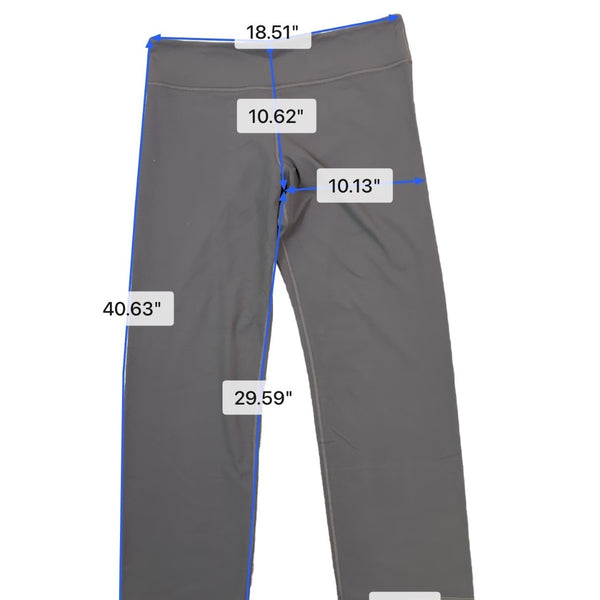 Athleta Womens Gray Elation Straight Leg Pants Activewear & Yoga Size 2X
