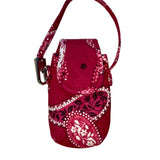 Vera Bradley Women’s Red Cotton Paisley Tote Bag With Matching Accessory Set