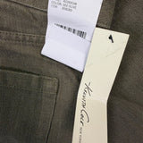 Kenneth Cole Mens Olive Straight-Leg PantsStylish & Comfortable Sz 42X30