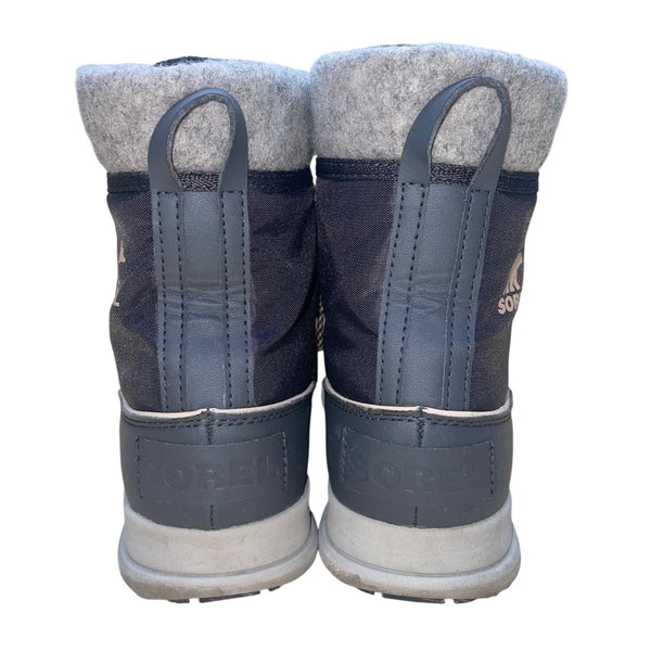 Sorel Women’s Gray Lace Up Style Waterproof Insulated Winter Boots Size 9