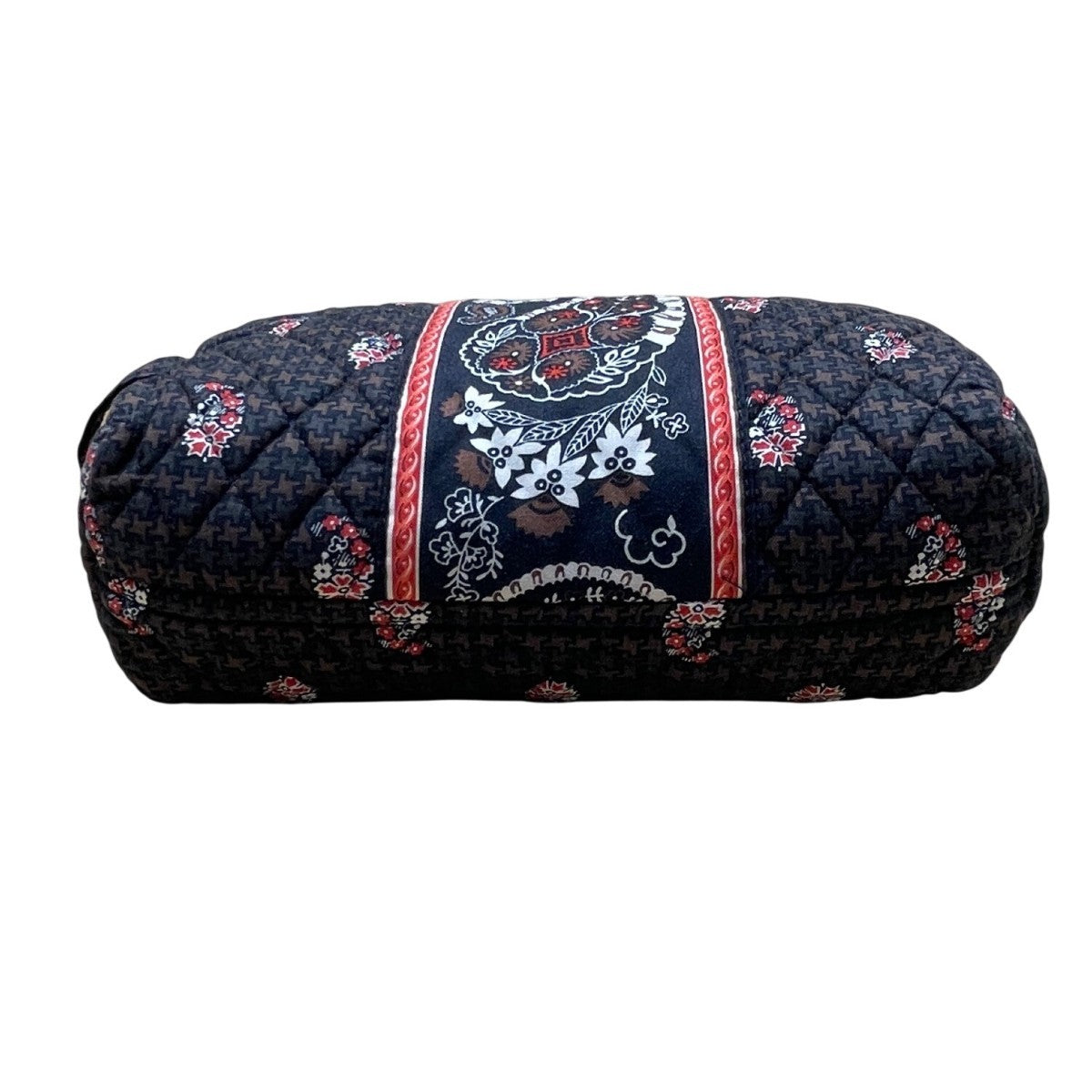 Vera Bradley Women’s Brown Quilted Paisley Fabric Carry-On Travel Duffel Bag