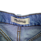 Madewell Womens Blue Denim High-Rise Button-Fly Shorts Size 27