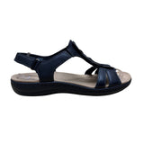 Clarks Women’s Black Leather Adjustable Strap Laurieann Kay Sandals Size 8.5M
