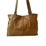 Liz Claiborne Women's Light Brown Leather Shoulder Bag Sz L