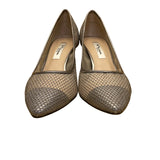 Nina New York Women’s Steel Met Foil Mesh Niley YY Pointed-Toe Heels Size 9.5M