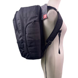 Ogio Black Polyester With Zip Compartments & Adjustable Straps Clutch Backpack
