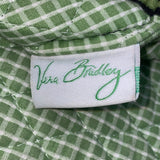 Vera Bradley Women’s Black & Green Quilted Cotton Floral Shoulder Tote Bag