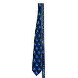 vintage Disney Mens Purple & Green Silk Genie Necktie Aladdin Pattern Long Tie