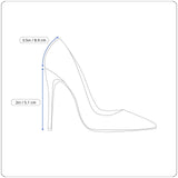 Evan-Picone Women’s Gray Suede Classic Pointed-Toe Mid-Heel Pumps Size 10N