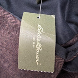 Eddie Bauer Mens Dark Brown Cotton Long Sleeve Button-Up Shirt Casual Sz XXL