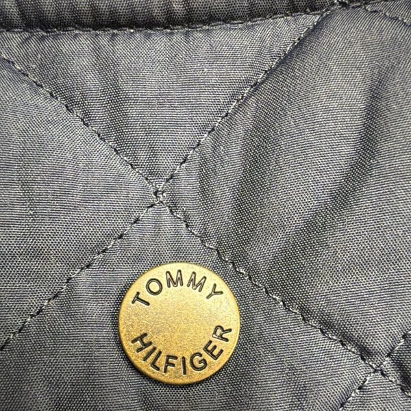Tommy Hilfiger Womens Navy Quilted Puffer Vest Lightweight Zippered Sz L