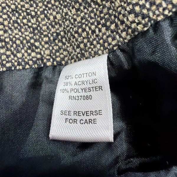 Cato Womens Gray & Black Floral Embroidered A-Line Mini Skirt Size 20W