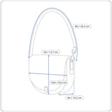 Talbots Women’s Black Braided Handle Faux Leather Trim Zip Closure Shoulder Bag