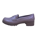 Time And Tru Women’s Mauve Pink Lug Sole Casual Slip-On Penny Loafers Size 10