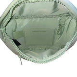 Dagne Dover Unisex Green Polyester Compact Adjustable Fanny Pack Bag