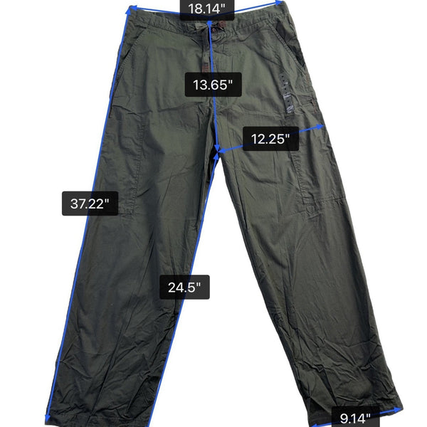 Gap Body Mens Green Casual Pants Lightweight Straight-Leg Pockets Durable  Sz M