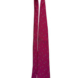Alynn Mens Red Silk Necktie Nautical 