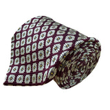 Robert Talbott Mens Burgundy Silk Patterned Tie By Nordstrom Hand Sewn