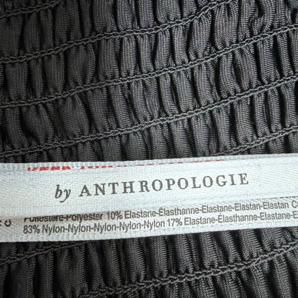 Anthropologie Womens Black Lace Crochet Bralette Top Size M