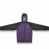 The North Face Mens Purple/Black Nylon Hooded Rain Jacket Size M