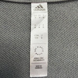 Adidas Mens Gray Training Top With White Stripe Details Size M 