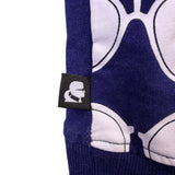 Karl Lagerfeld Paris Womens Navy Printed Long Sleeve Sweatshirt Size S