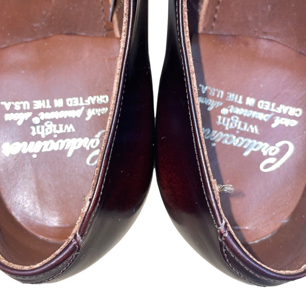Cordwainer Men’s Dark Brown Leather Lace-Up Oxford Dress Shoes Size 10.5 B