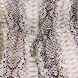 Haute Hippie Womens Beige & Black Snake Print  Jumpsuit Size M